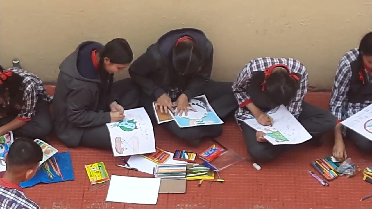 Painting competition on Environment day 2023.....KV HAPPY VALLEY