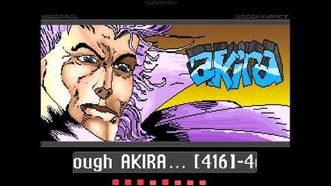 Digital Artists of the Rare Kind - Akira BBS (4) | MS-Dos 32k BBStro