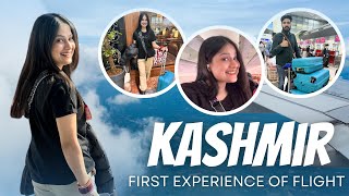 Pehli बार हवाई जहाज़ में बैठी | Kashmir Trip Begins | Arshi Saifi