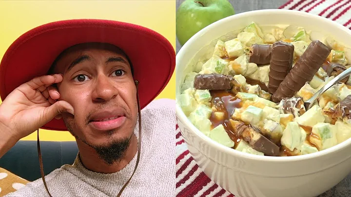 OMK! Kalen Allen Reacts to Apple Twix Salad Recipe