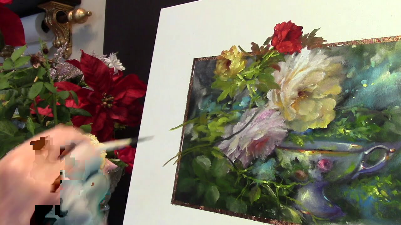 Painting on a Giclee