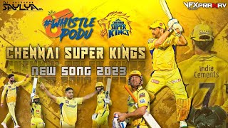 Chennai Super Kings | MS DHONI | New Song 2k23 | Dj Saylya SA 🔊🔥