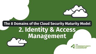 IAM | The 8 Domains of the Cloud Security Maturity Model | Part 2 by SANS Institute 242 views 2 weeks ago 4 minutes, 15 seconds