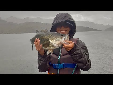 Fishing in a hurricane!