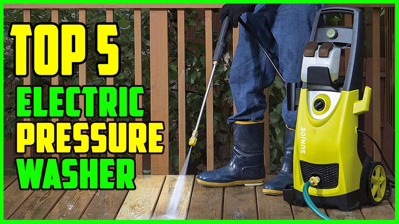 TOP 5 Best Electric Pressure Washer 2023 YouTube