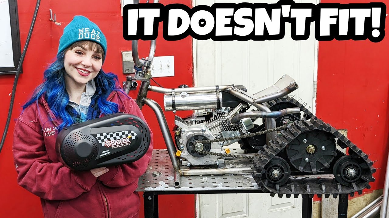 Мини-танк-трайк готов. Жена ездит на нём и разгоняется до максимальной скорости. Часть 6