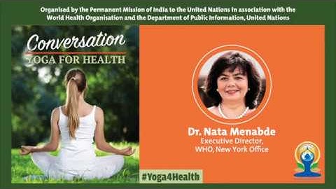 Dr  Nata Menabde: Conversations on Health IDY2017 @UN