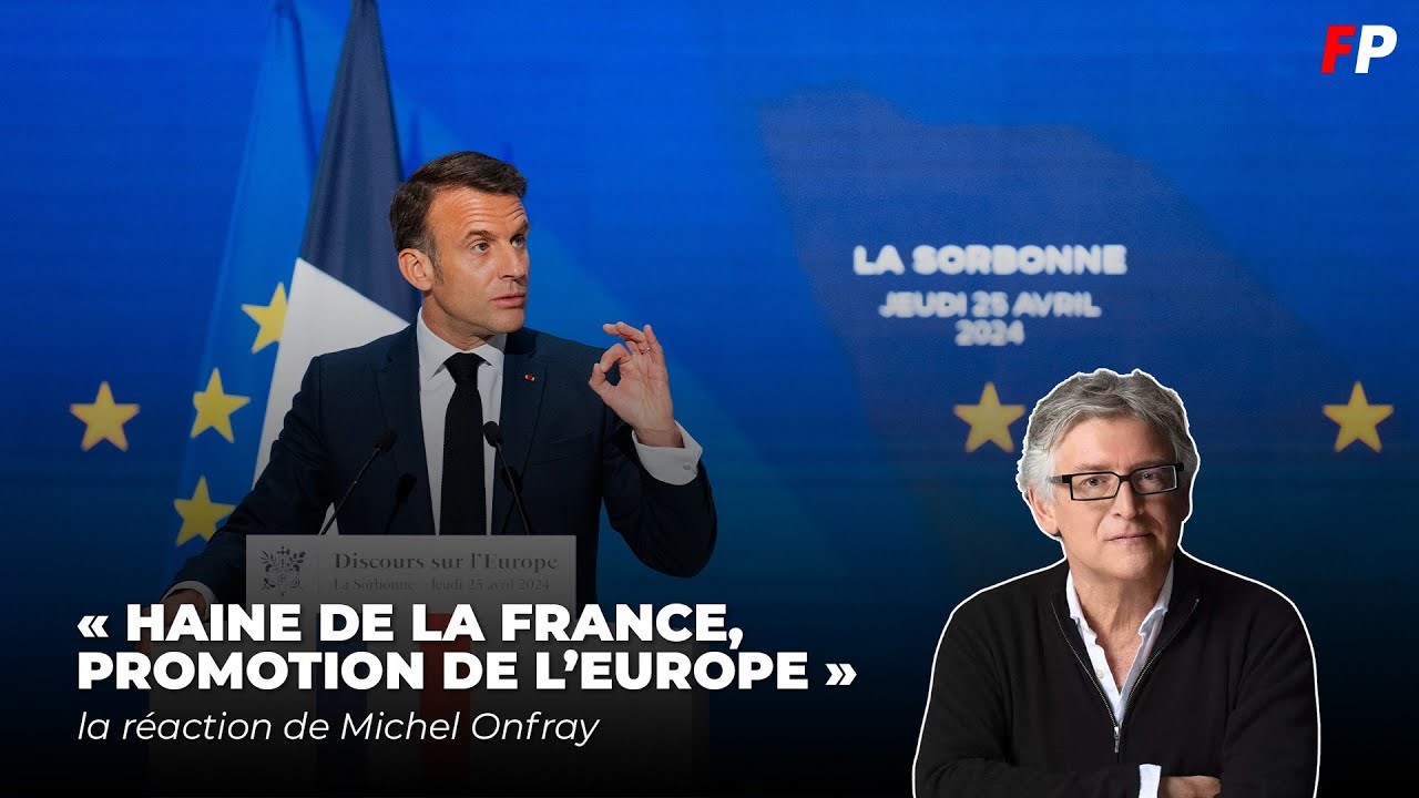 Michel Onfray ragit au discours dEmmanuel Macron  la Sorbonne