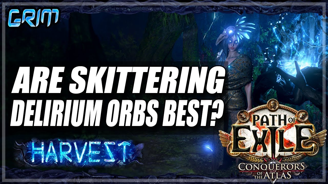 [PoE 3.11] Are Skittering Delirium Orbs Best? 2413 Scarabs in 20 Maps