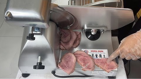 Máy cắt lát thịt bò tiếng anh là gì