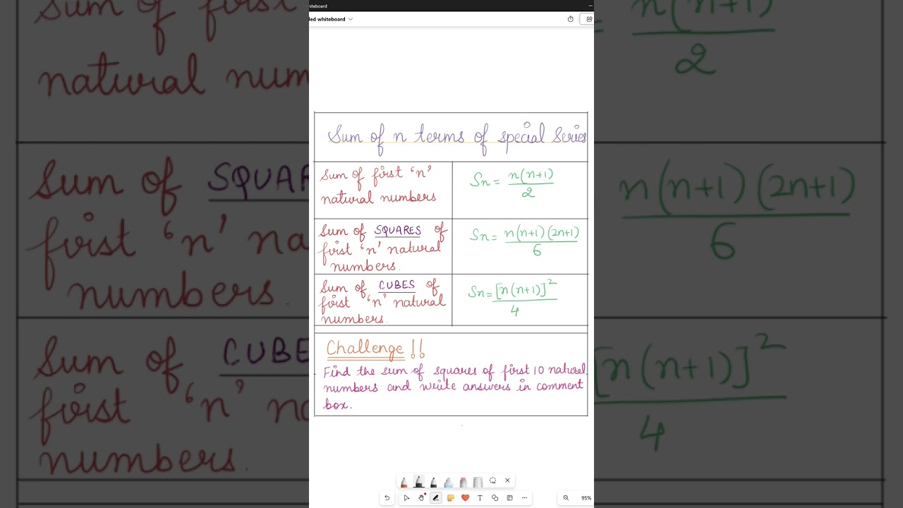 Class 11 - Sum of n terms
