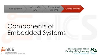 SoC 101 - Lecture 1d: Components of Embedded Systems Profile