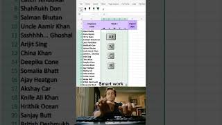 How to create an attendance tracker in excel 😱 #excel #office #spreadsheetmagic