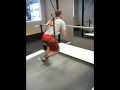 David lasnier on the skating treadmill