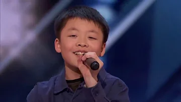 13 Y.O Kid Singer Gets Standing Ovation on America's Got Talent