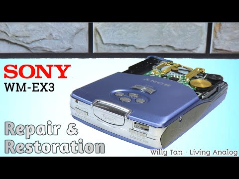 SONY Walkman WM-EX3 Repair & Restoration | 索尼 磁帶卡帶 隨身聽 維修
