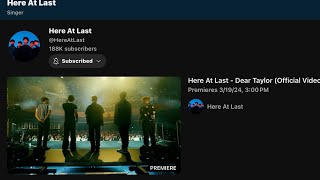 Reaction to “Dear Taylor” official video by Here At Last