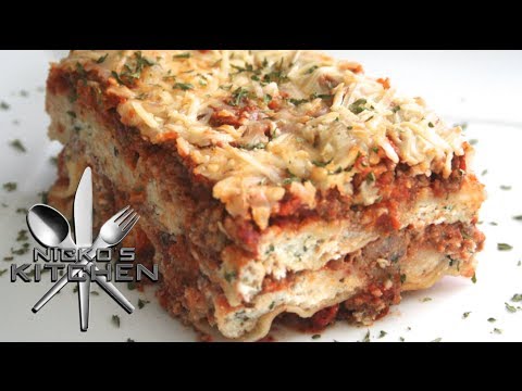 3 CHEESE LASAGNA - VIDEO RECIPE