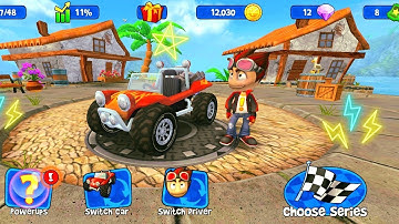 Beach Buggy Racing |Sunshine Sprint Lv-10 Walkthrough(ios,android) 2022 video game play