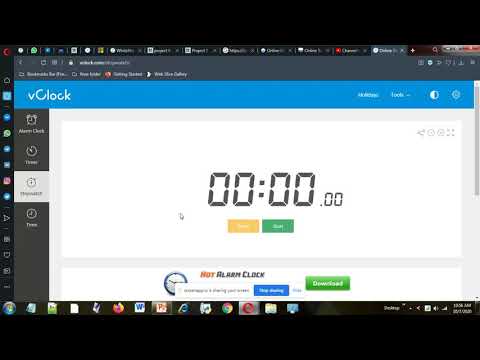 How to set a alarm in windows 7