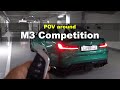 BMW M3 Competition POV exterior and interior