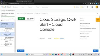 Cloud Storage: Qwik Start-Cloud Console || Week 3 Solution || Qwiklabs