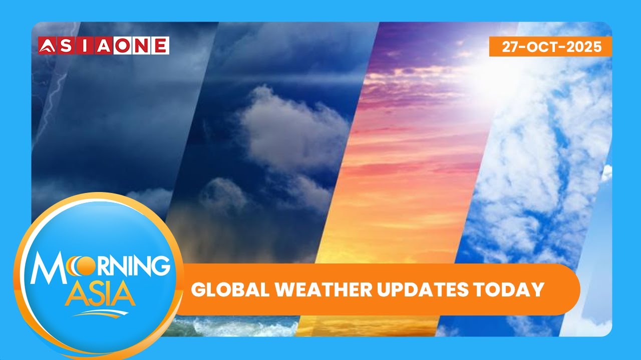 Глобальный прогноз погоды на сегодня | Утренняя Азия с Таней Фрэнсис | 27 октября 2025 г. | Asia ...
