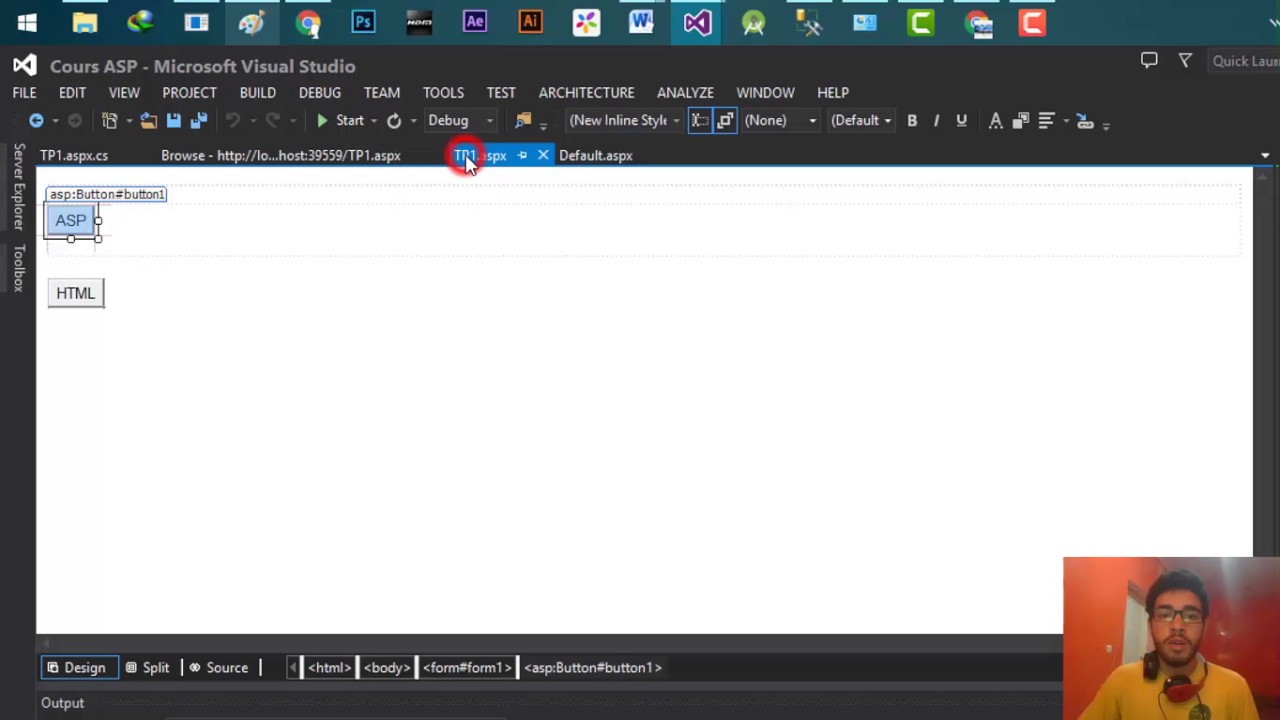 2 ASP Button Html Et ASP Darija YouTube