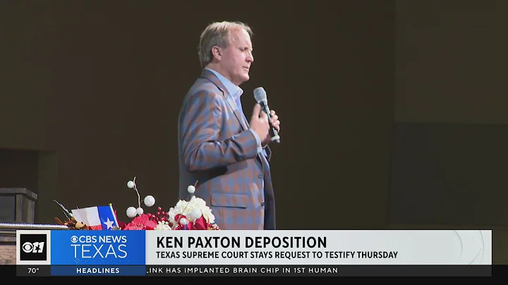 Texas Supreme Court pauses depositions in Paxton whistleblower case