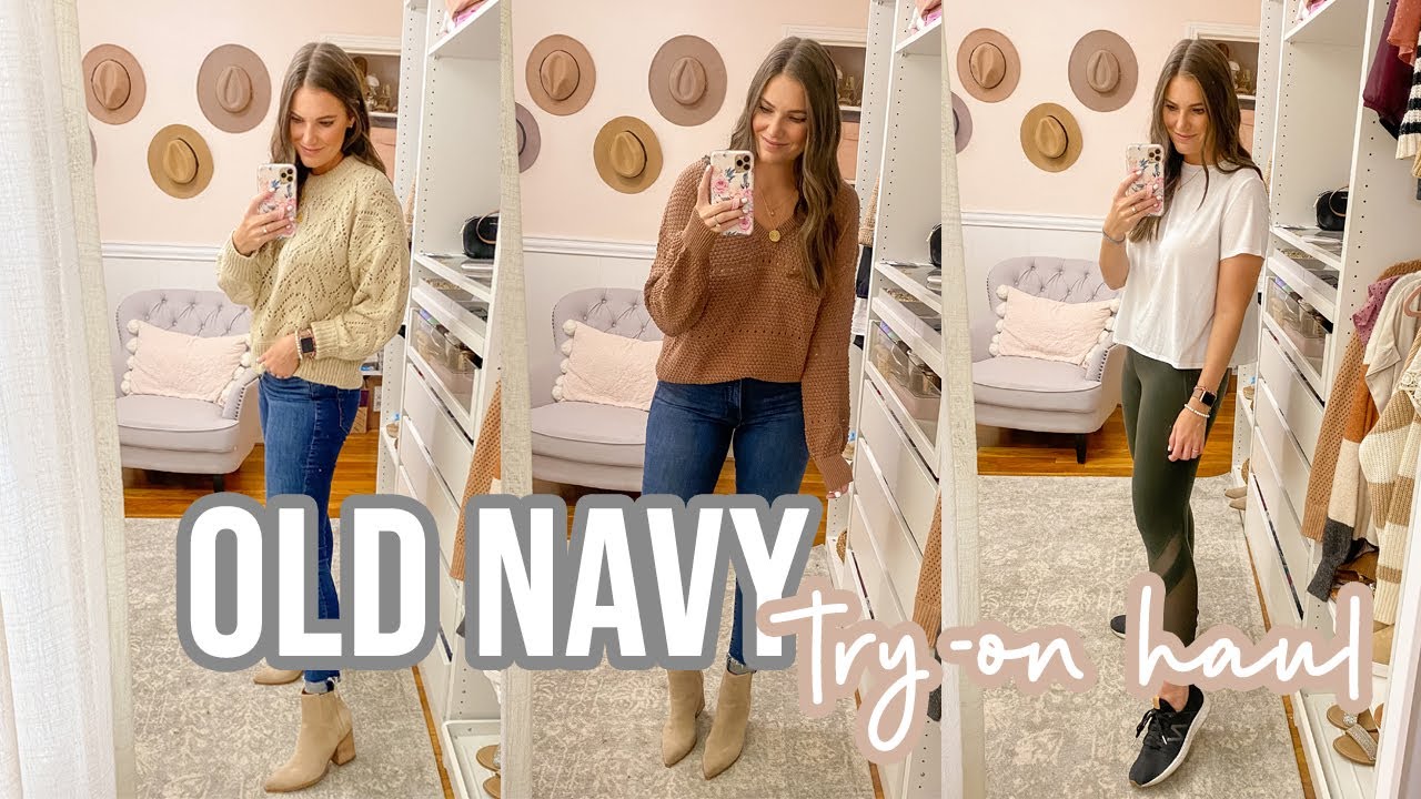 OLD NAVY TRY-ON HAUL FALL 2020 | Sarah Brithinee