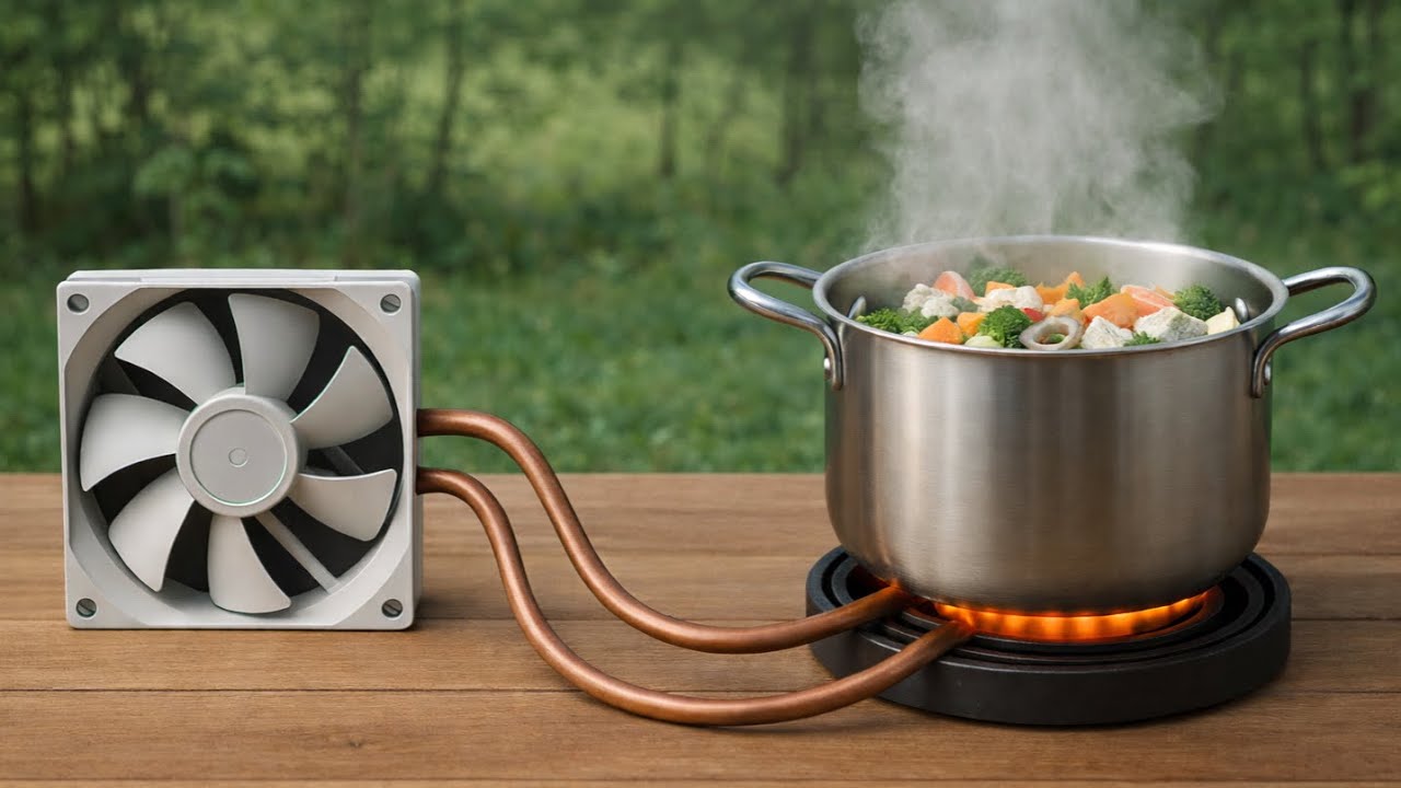 Cook Food and Heat Water Forever Without Gas or Electricity - YouTube