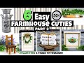 FARMHOUSE Tiered Tray DIYS Part 2 of 3/DOLLAR TREE DIY/SUPER CHEAP FARMHOUSE DECOR/HOT HUMBLE PIE