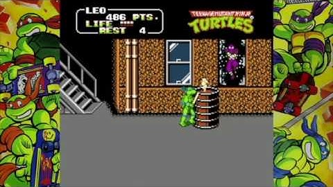 🎮 [TEENAGE MUTANT NINJA TURTLES II: THE ARCADE GAME] Scene 5
