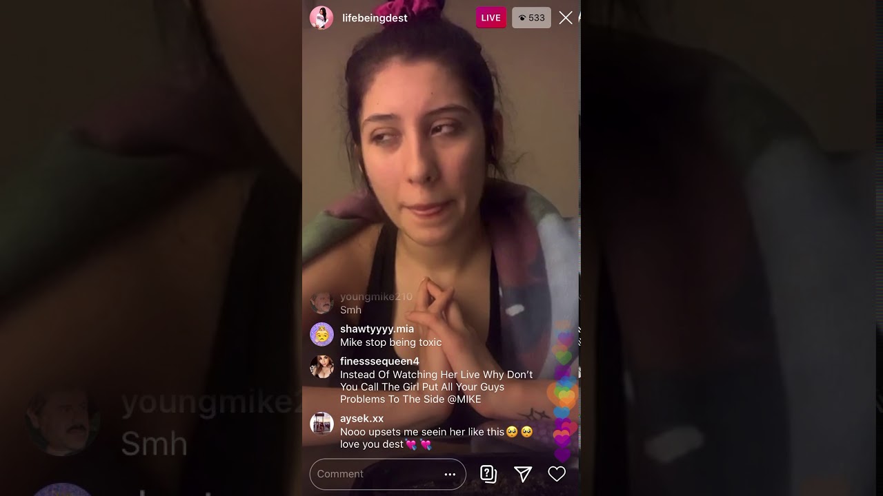 LIFEBEINGDEST BARRED OUT ON LIVE ( YOUNGMIKE IN CHAT)