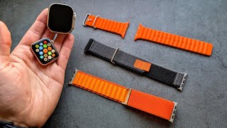$2 Trail Loop vs Alpine Loop vs Ocean Band from AliExpress -Review & Comparison, Apple Watch & Ultra