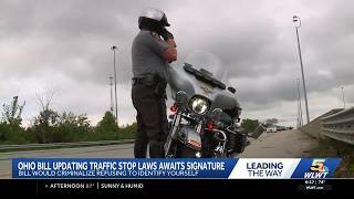 Ohio bill that would criminalize refusing to identify yourself during police stop on Gov. DeWine'...