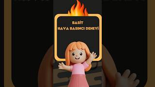 Basit Hava Basıncı Deneyi 🌬️ | Mum ve Su ile Eğlenceli Bilim | Okul Öncesi 5-6 Yaş Deneyleri #deney