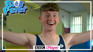 Adam tries Gymnastics with Farrah and Safia | Blue Peter