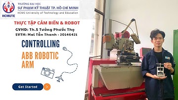 Điều khiển cánh tay robot ABB gắp thùng thành phẩm_ Thực tập Cảm biến & Robot_HCMUTE