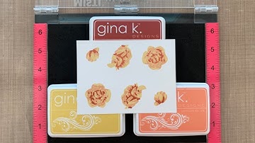 Lining up Layered Stamps