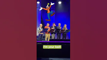 The voices of Mickey, Minnie, Goofy, Donald and Pete sing LIVE at Disney’s D23 Expo