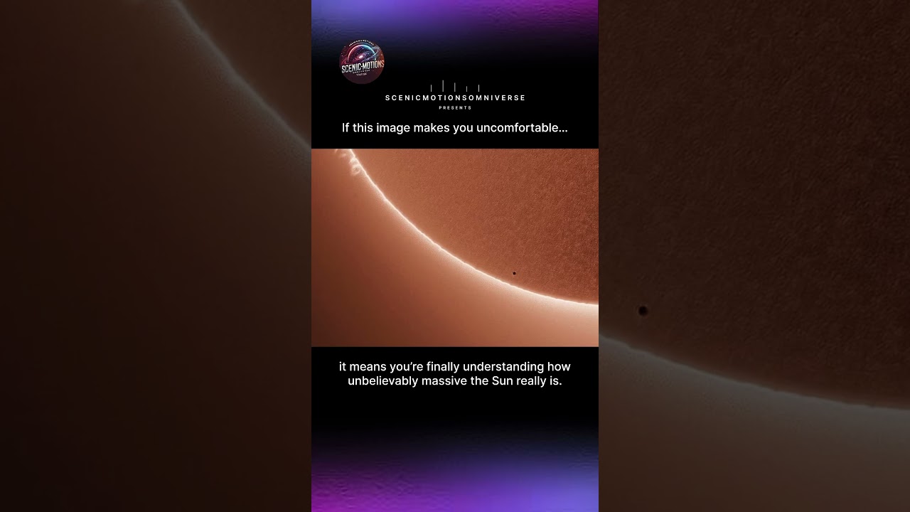 An Entire Planet Looks Smaller Than A Pixel Next To The Sun 😳☀️