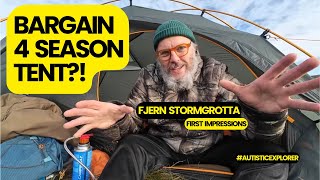 Windy Scottish Loch Side Wild Camp: Fjern Stormgrotta / My First Impressions  #autisticexplorer