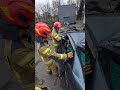 Firefighters in rescue action / Akcja ratownicza straży pożarnej