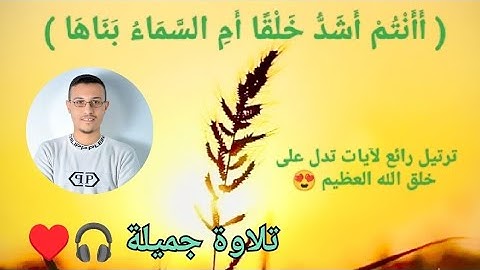 ( أَأَنْتُمْ أَشَدُّ خَلْقًا أَمِ السَّمَاءُ بَنَاهَا)تلاوة تأخذك لعالم آخر 😌🎧 للقارئ عبد اللّه أحمد