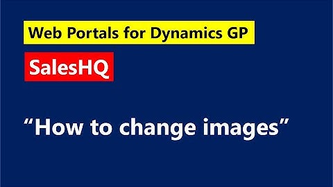 GP Elementz   SalesHQ  - How to change images