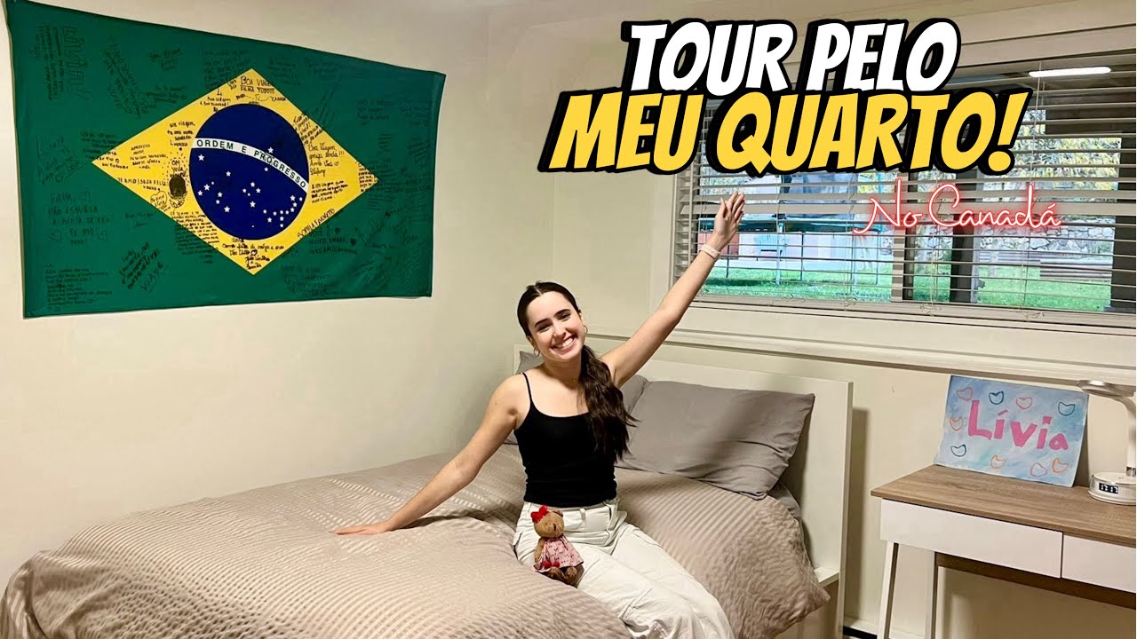 TOUR PELO MEU QUARTO NO CANADÁ! 🇨🇦