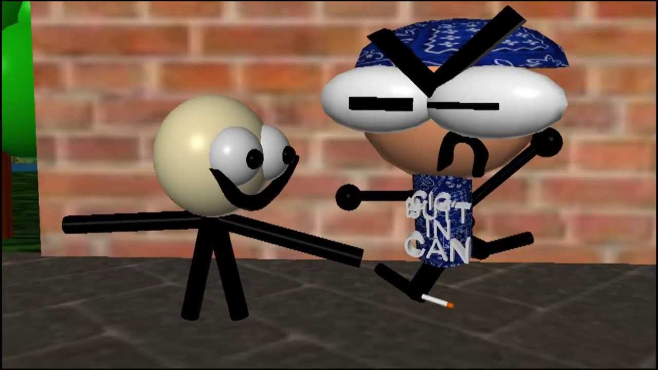 Cig Butt In Can - A project I made for digital media. The criteria is kinda hard to explain, but here it is anyway. The voice is not me.