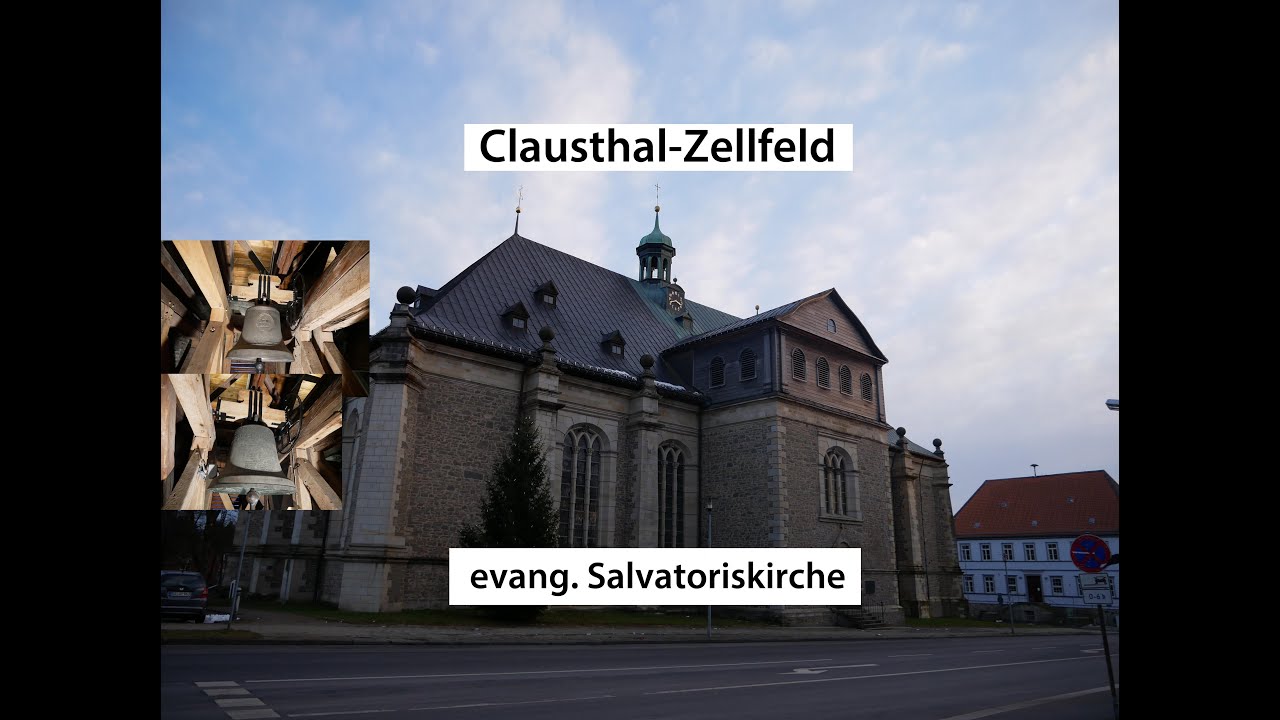 Clausthal-Zellerfeld [D.-CLZ] - Geläut der evang. Kirche St. Salvatoris, Geläutepräsentation