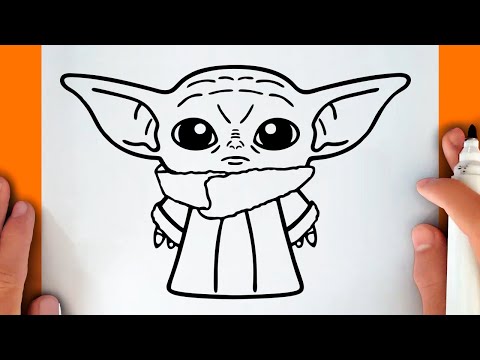 HOW TO DRAW BABY YODA